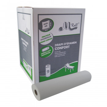 Rouleaux de draps d'examen OUATE blanche